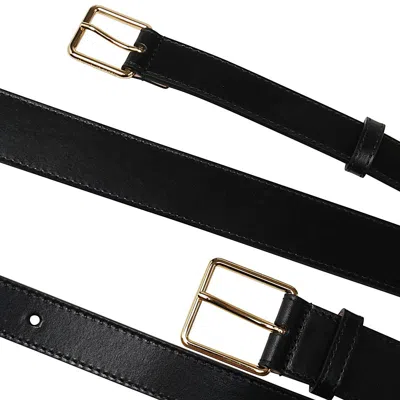 Shop Alexander Mcqueen 'double' Belt In Black