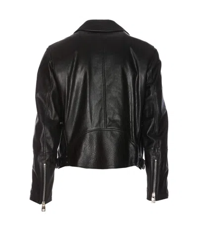 Shop Alexander Mcqueen Biker Jacket In Black