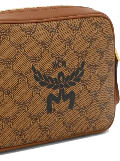 Shop Mcm "himmel" Crossbody Bag In 棕色的