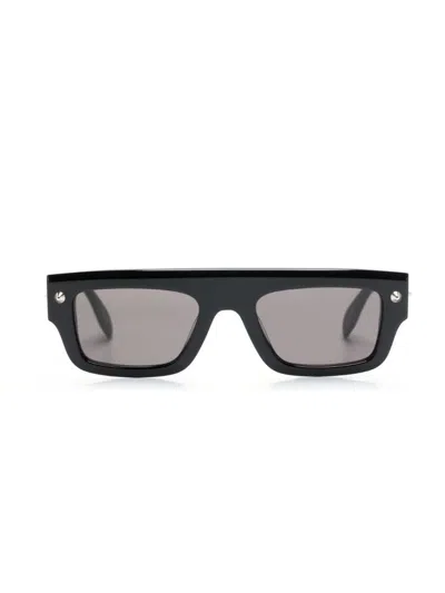Shop Alexander Mcqueen Sunglasses In Black
