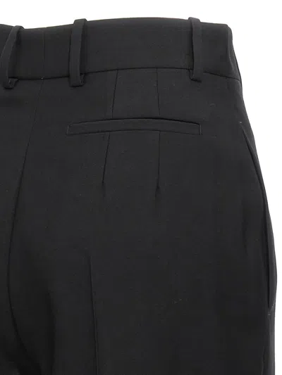 Shop Alexander Mcqueen Tailored Wool Trousers In Black