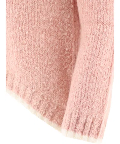 Shop Aspesi Alpaca Blend Sweater In Pink