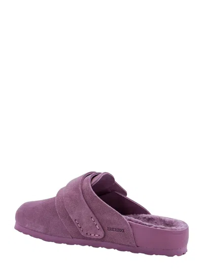 Shop Birkenstock X Tekla Birkenstock Slippers In Purple