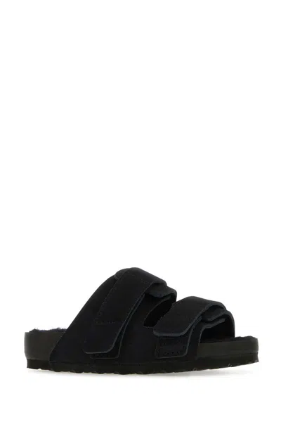 Shop Birkenstock 1774 Slippers In Black