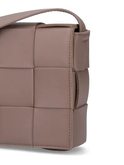 Shop Bottega Veneta Shoulder Bags In Topgrey