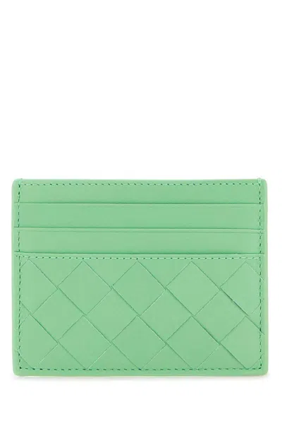 Shop Bottega Veneta Wallets In Sirengold