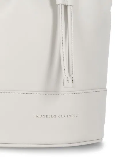 Shop Brunello Cucinelli Bags In Grey