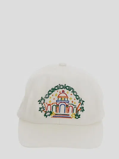 Shop Casablanca Hats In White