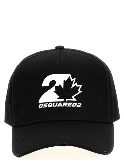 Shop Dsquared2 Dsquared Hats In Blkwht