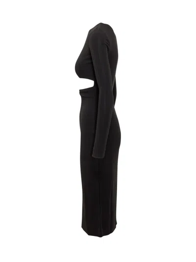 Shop Dsquared2 Cut-out Pencil Midi Dress In Black