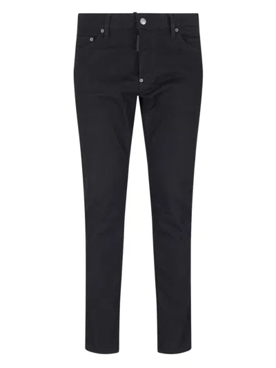 Shop Dsquared2 Jeans "cool Guy" In Black