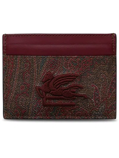 Shop Etro Wallets In Brown