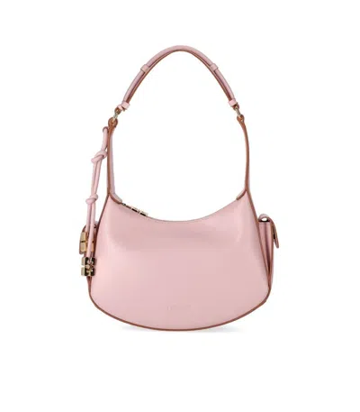 Shop Ganni Powder Pink Shoulder Bag