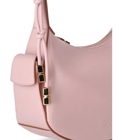 Shop Ganni Powder Pink Shoulder Bag