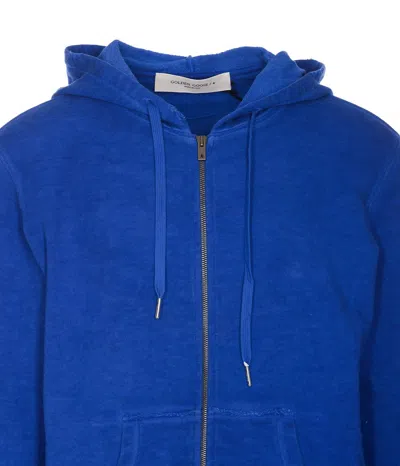 Shop Golden Goose Cotton Sweatshirt In Blue