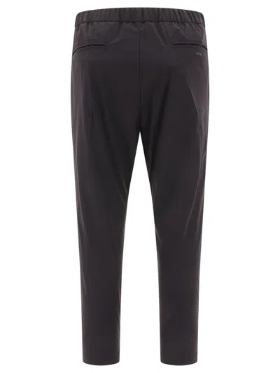 Shop Herno Ultralight Laminar Trousers In Black