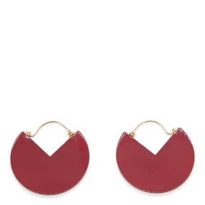 Shop Isabel Marant Very Berry Brass '90 Earrings
