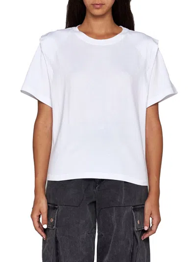 Shop Isabel Marant White Cotton Zelitos T-shirt