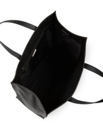 Shop Givenchy Leather Tote In Black