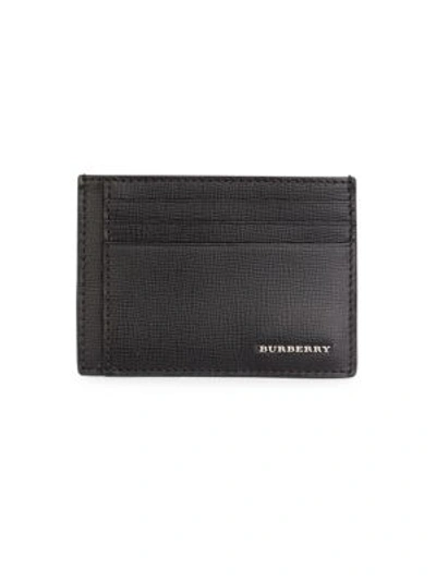 Burberry London Leather Card Case In Black