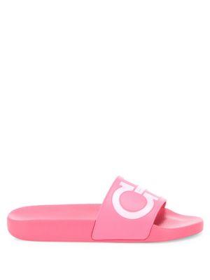 ferragamo women's pool slides