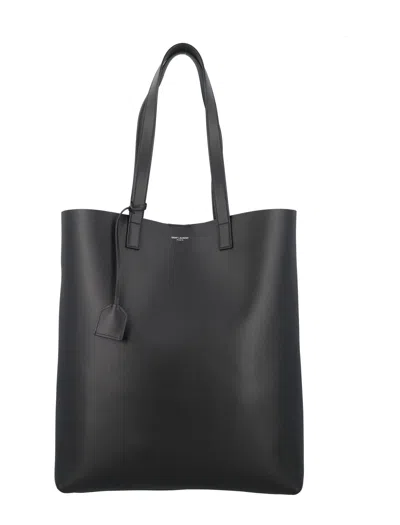Shop Saint Laurent Bold Shopping Bag In Black