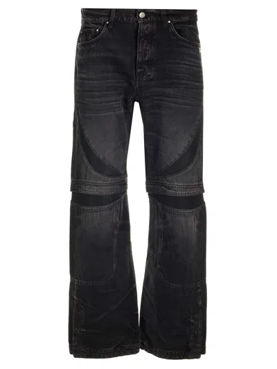 Shop Amiri Black Baggy Fit Jeans