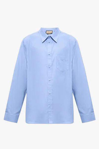 Shop Gucci Shirt With Pocket In Default Title