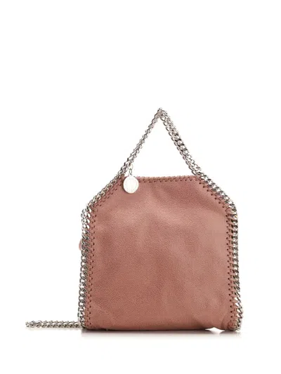 Shop Stella Mccartney Tiny Falabella Handbag In Rose