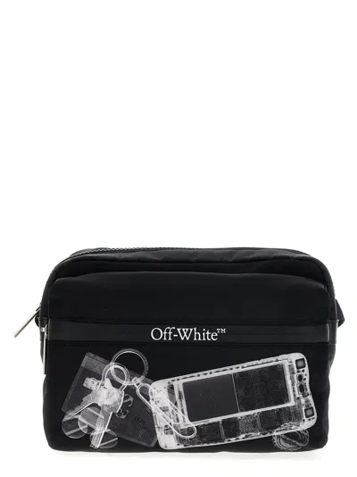 Shop Off-white X-ray Crossbody Bag In White/black