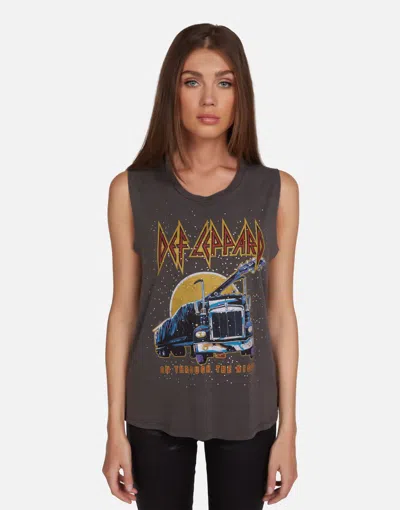 Lauren Moshi Kel Def Leppard Truck W/ Crystals In Vintage Black