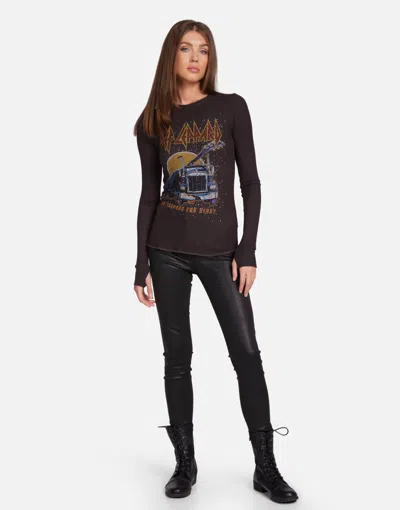 Lauren Moshi Mckinley Def Leppard Truck W/ Crystals In Vintage Black