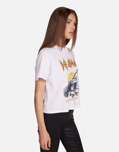 Lauren Moshi Rue Def Leppard Truck W/ Crystals In White