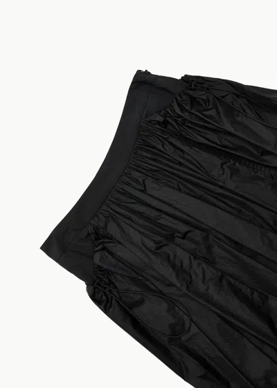 Shop Amomento Women Layered Shirring Skirt In Black