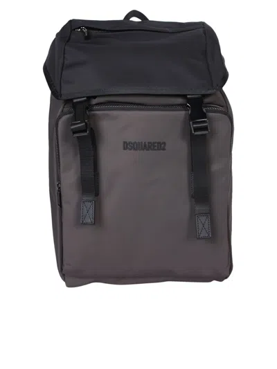 Shop Dsquared2 Urban Black Backpack