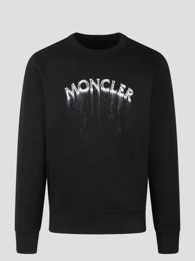 Shop Moncler Logo Sweatshirt In Default Title