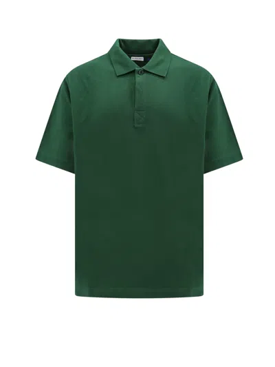 Shop Burberry Polo Shirt In Ivy
