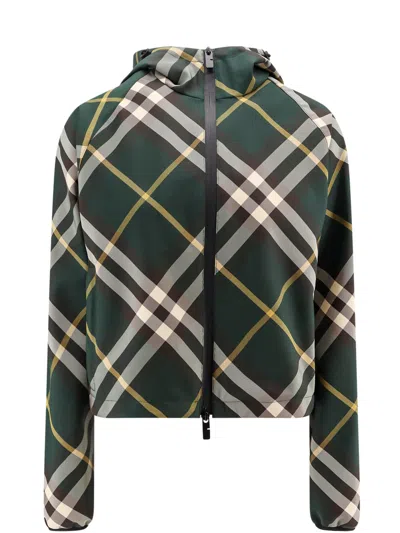 Shop Burberry Jacket In Ivy P