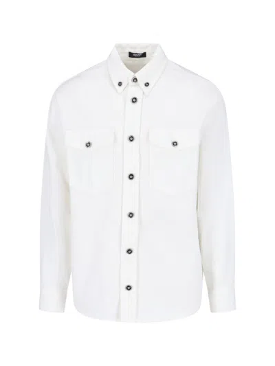 Shop Versace Shirt In White