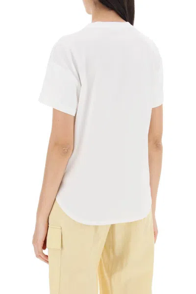 Shop Brunello Cucinelli Boxy Crewneck T-shirt In White