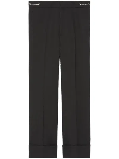 Shop Gucci Pants Clothing In Black
