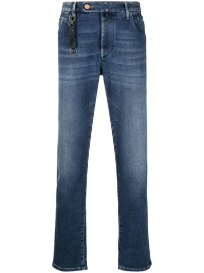 Incotex 5p Denim Comfort Trousers In Blue