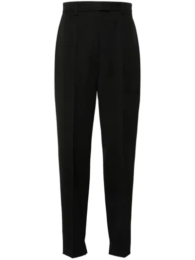 Shop Prada Wool Pants Clothing In Black
