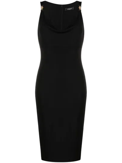 Shop Versace Dress Clothing In Black