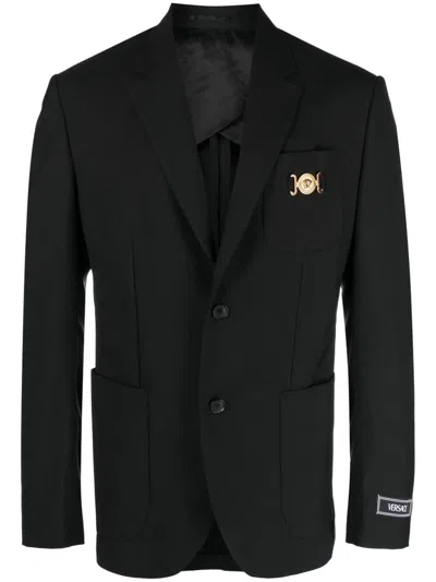 Shop Versace Formal Jacket Clothing In Black