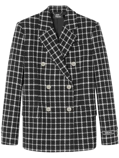 Shop Versace Informal Jacket Clothing In Black