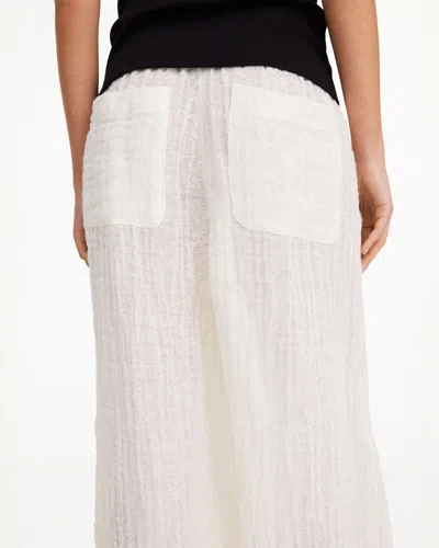 Shop By Malene Birger Mikele Organic Linen Trousers In White