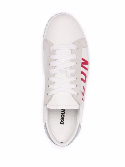 Shop Dsquared2 Sneakers Shoes In White