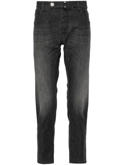 Incotex Low-rise Slim-fit Jeans In Blue