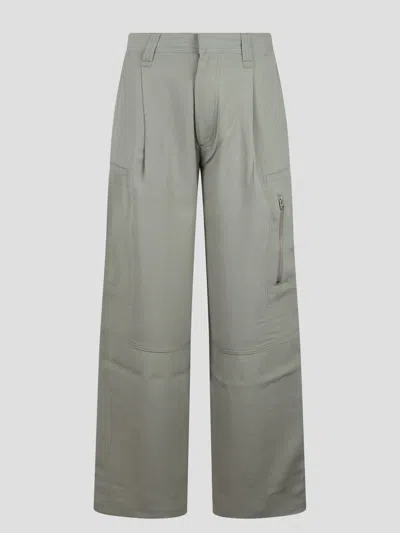 Shop Ami Alexandre Mattiussi Crepe Cargo Trousers
